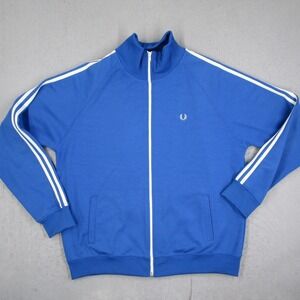 Fred Perry Sportswear Mens Blue Track Jacket White Stripe J8800 XL Portugal